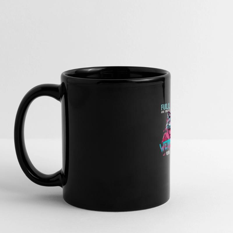 Halloween-Krankenschwester nur beängstigend, wenn Werwolf oder Krankenschwester Panorama-Tasse farbig