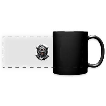 WEREWOLF Suit 12 - Full Colour Panoramic Mug - black - Front