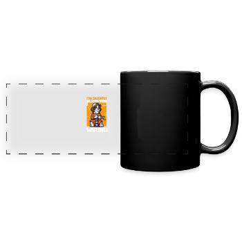 Lineman Pole Schweigend Beurteilen Sie Ihr Wring - Panorama-Tasse farbig - Schwarz - Vorne