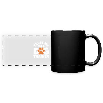 Dog Trainer Dog School Dog Sports - Full Colour Panoramic Mug - black - Front