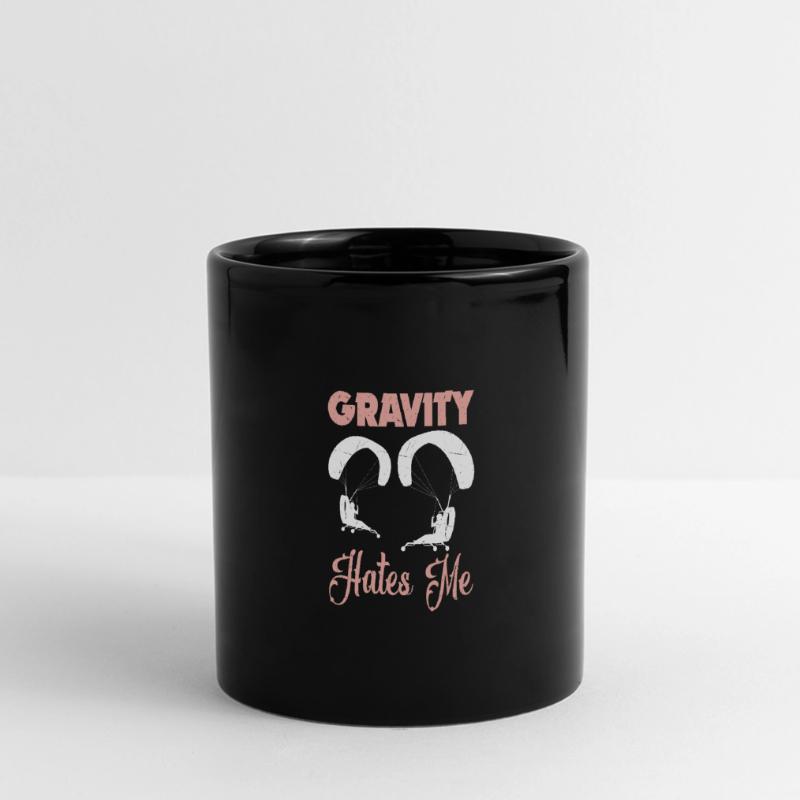 Paramotor Engine Paragliding Motor Paraglider Full Colour Panoramic Mug