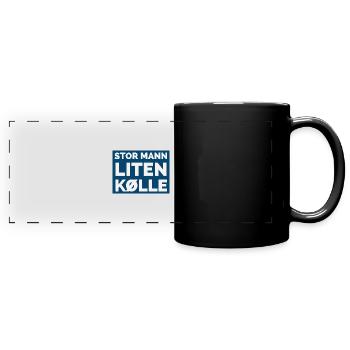 big man small club - Full Colour Panoramic Mug - black - Front