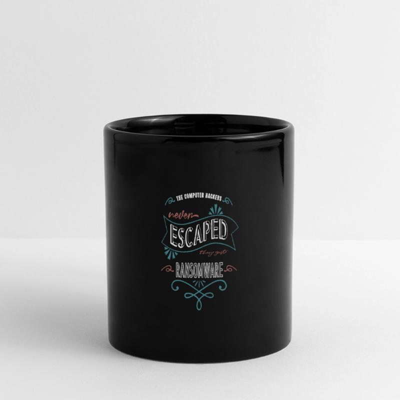 cool fun hacker computer birthday awesome ethical Panorama-Tasse farbig