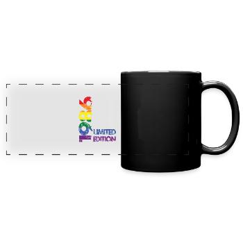 Édition limitée 1986 - Mug panoramique uni - noir - Devant