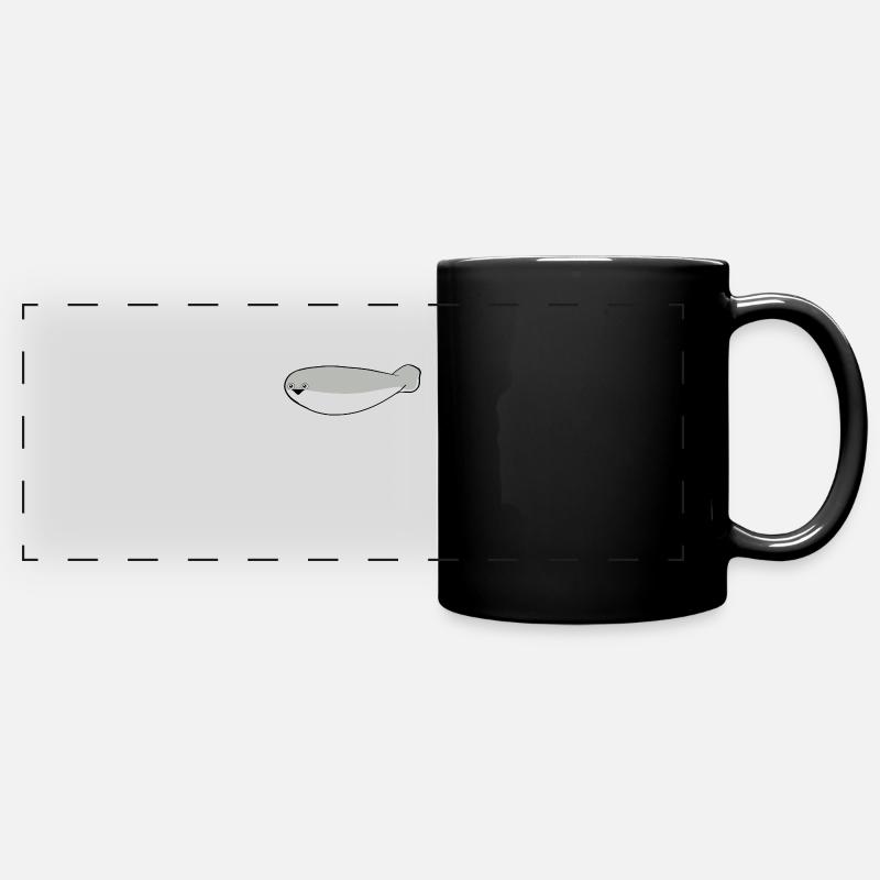 Drôle de poisson Sacabambaspi Meme - Mug panoramique uni - noir