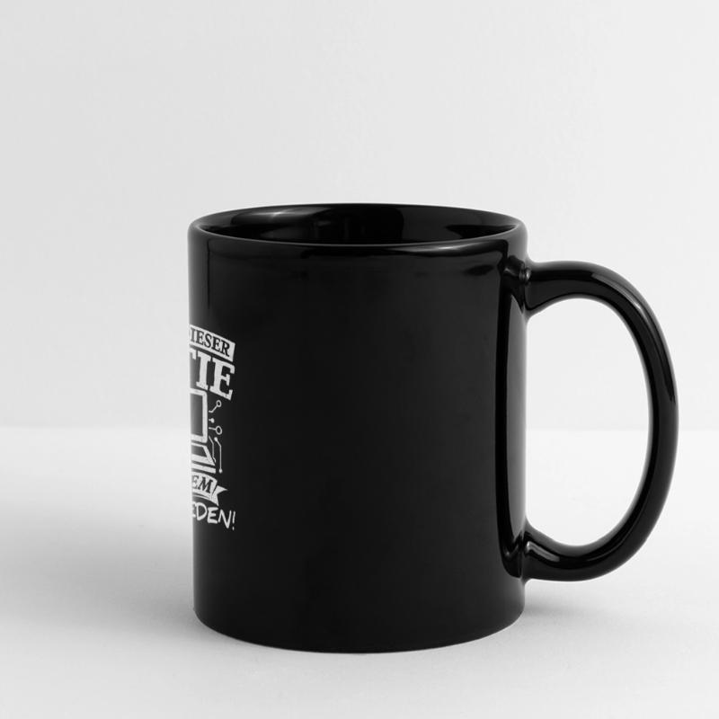 IT Computer PC Beruf Abreit Computer Fan Spruch IT Panorama-Tasse farbig