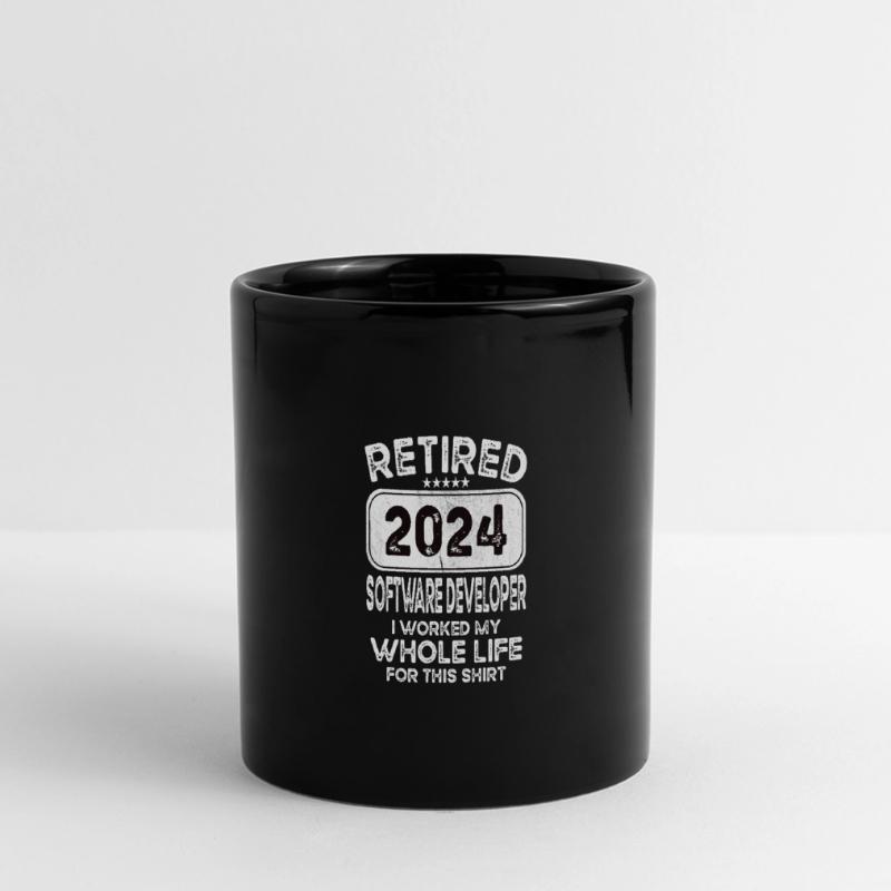 Retired Software developer 2024 Full Colour Panoramic Mug