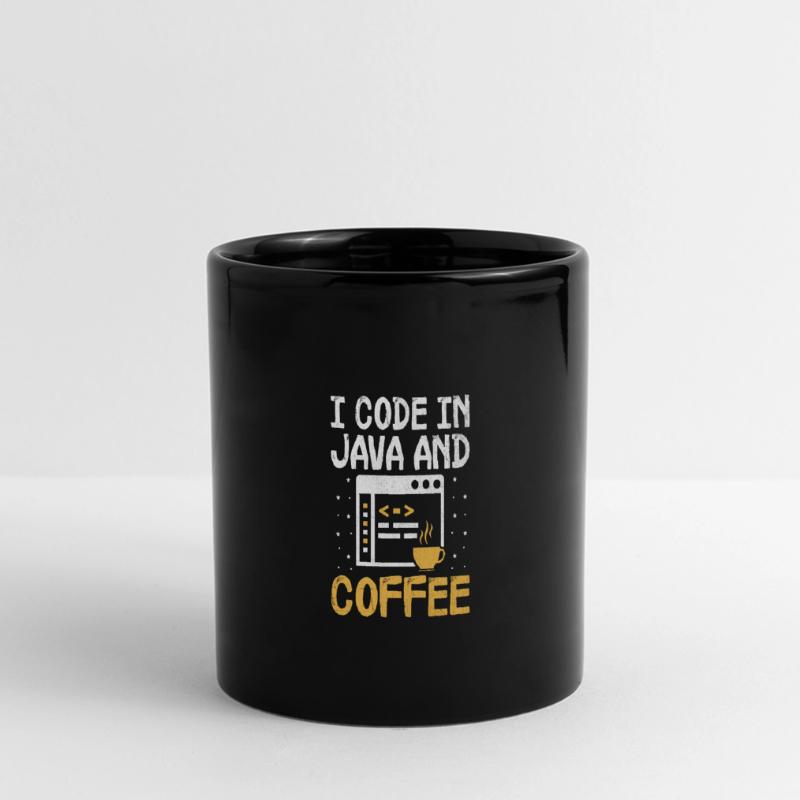 Coffee Coding Programmer Coder Developer Nerd Coff Full Colour Panoramic Mug