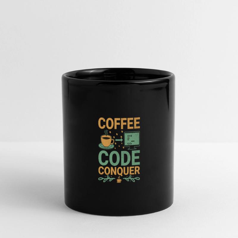 Coffee Coding Programmer Coder Developer Nerd Coff Full Colour Panoramic Mug