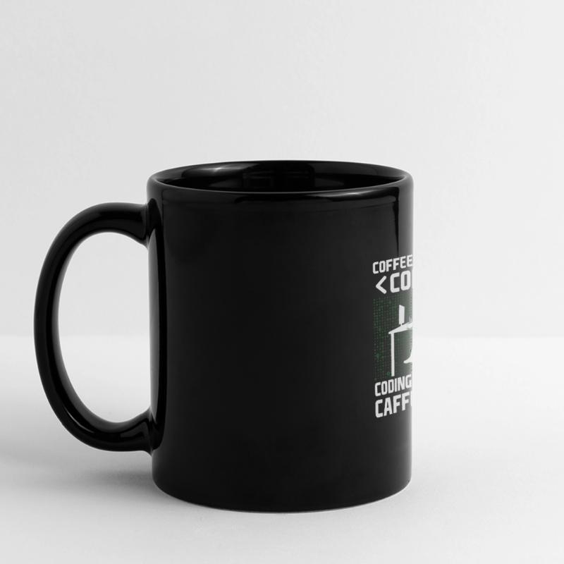 Coffee Coding Programmer Coder Developer Nerd Coff Full Colour Panoramic Mug