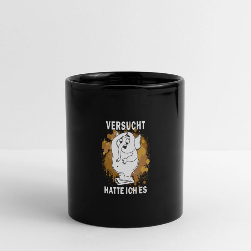 J’AVAIS ESSAYÉ DE PERDRE DU POIDS Mug panoramique uni