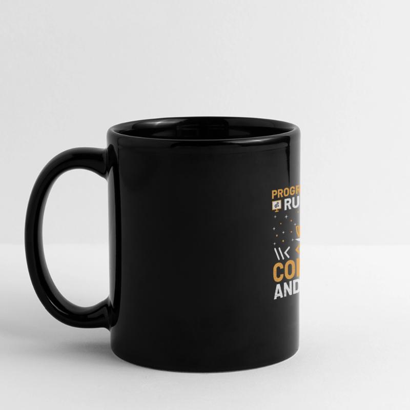 Coffee Coding Programmer Coder Developer Nerd Coff Full Colour Panoramic Mug