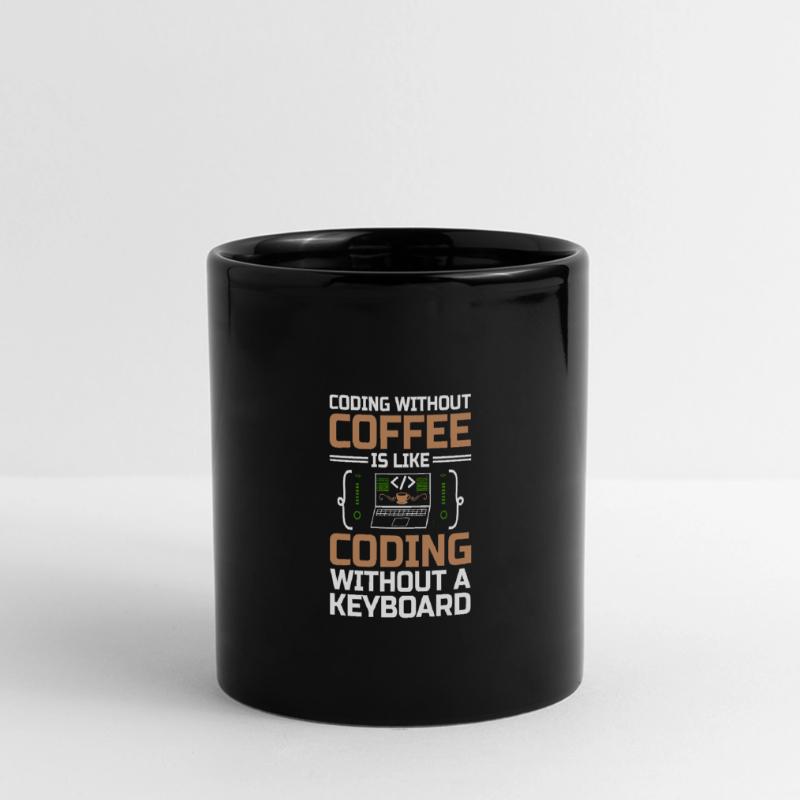 Coffee Coding Programmer Coder Developer Nerd Coff Full Colour Panoramic Mug