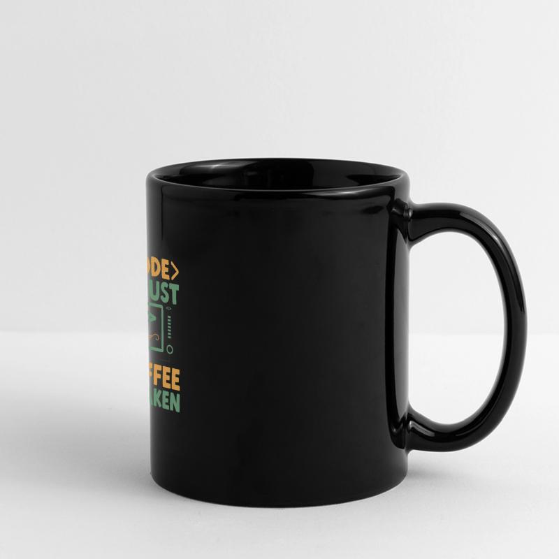 Café Codage Programmeur Codeur Développeur Nerd Coff Mug panoramique uni
