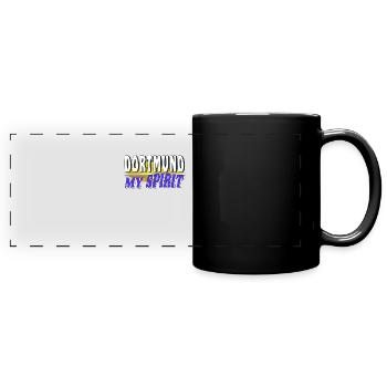 DORTMUND MY SPIRIT - Full Colour Panoramic Mug - black - Front