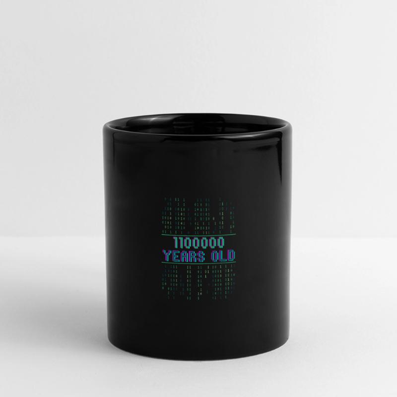 96th Birthday 96 years old Binary Code Computer Science Full Colour Panoramic Mug