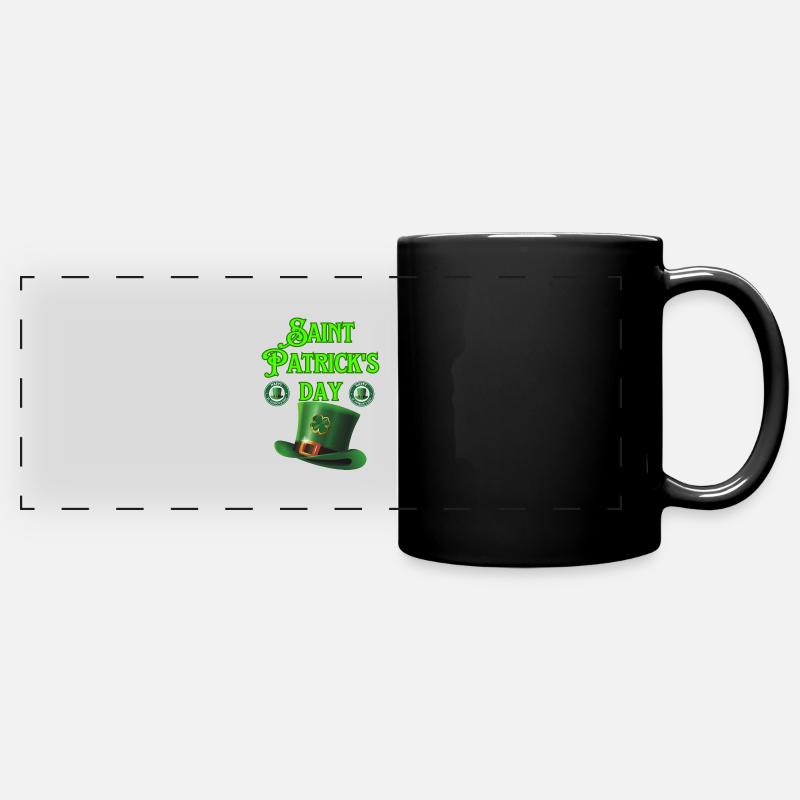 Saint Patrick's day - Full Colour Panoramic Mug - black