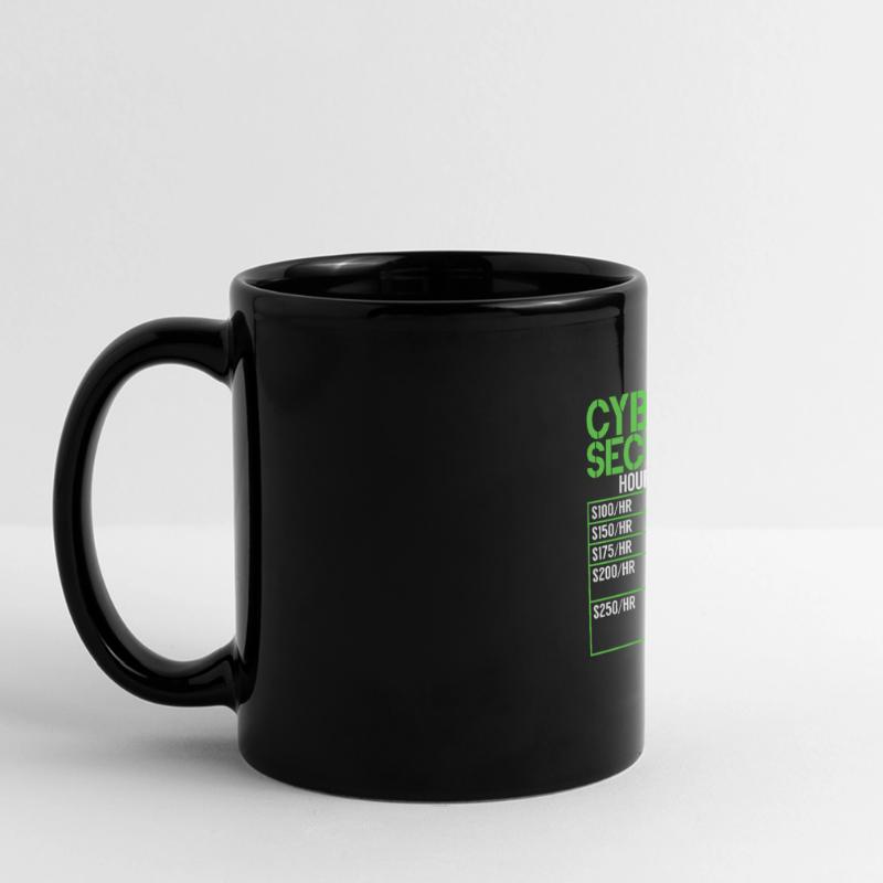 Cyber security hacker hacking Full Colour Panoramic Mug