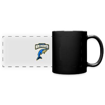 Marine Conservation - Mug panoramique uni - noir - Devant