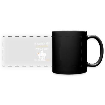 K-Drama Lover Drôle KDrama Maman - Mug panoramique uni - noir - Devant