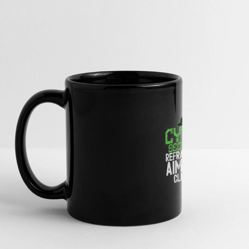 Cyber security hacker hacking Full Colour Panoramic Mug