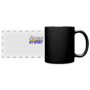 NÜRNBERG MY SPIRIT - Full Colour Panoramic Mug - black - Front