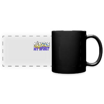 MÜNSTER MY SPIRIT - Full Colour Panoramic Mug - black - Front