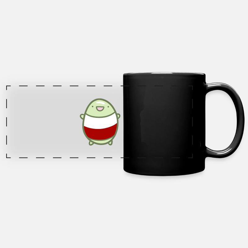 Sweet Bean - Poland - Full Colour Panoramic Mug - black