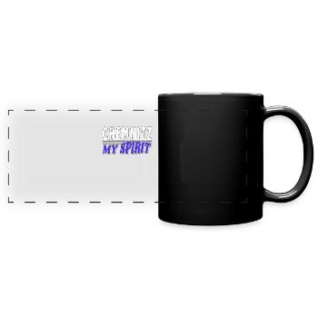 CHEMNITZ MY SPIRIT - Full Colour Panoramic Mug - black - Front