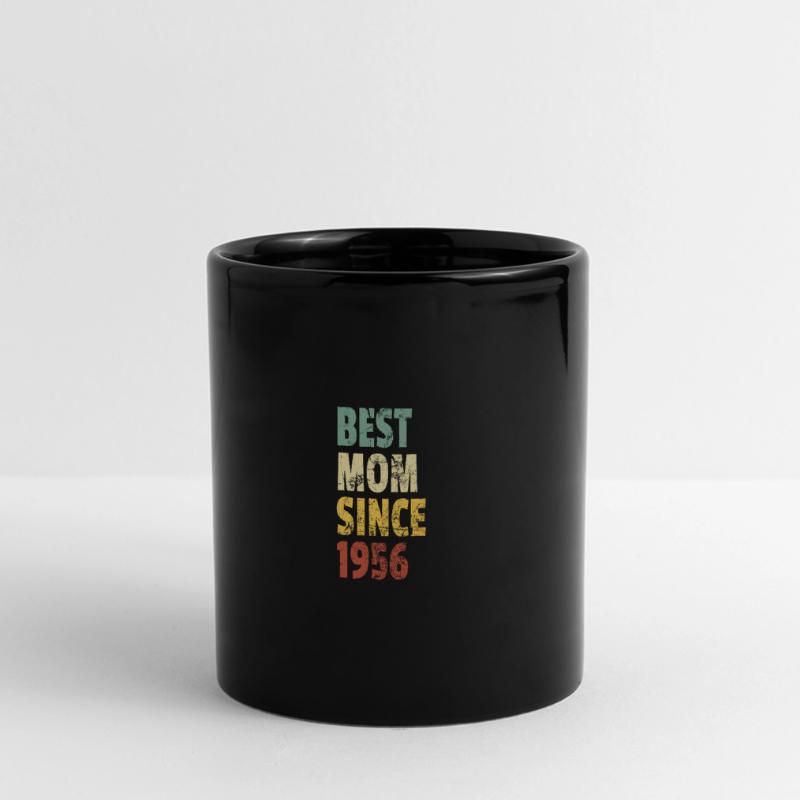 Beste Mutter seit 1956 Muttertags-Slogan-Zitat Panorama-Tasse farbig