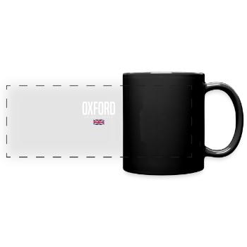 Oxford England Großbritannien - Panorama-Tasse farbig - Schwarz - Vorne