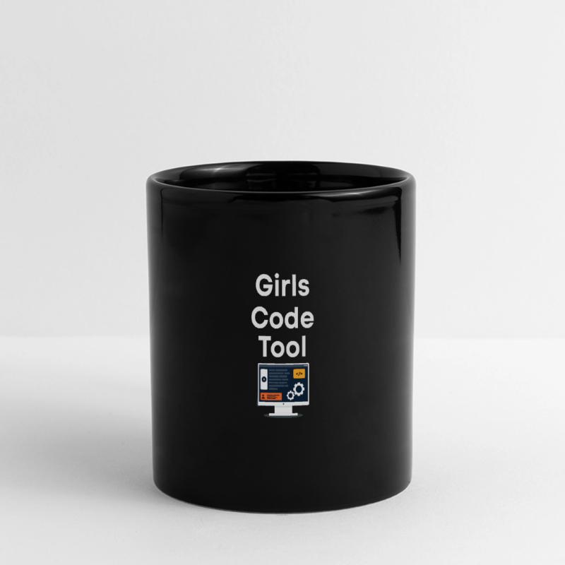 Mädchen Programmieren Auch Programmierer Panorama-Tasse farbig