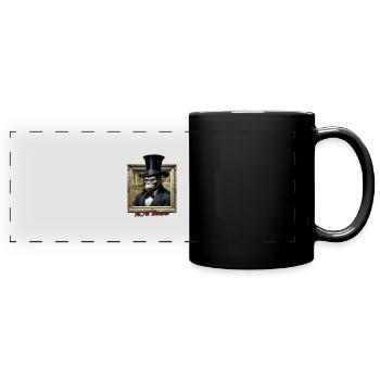 98,7 Bonobo Evolution Schimpanse Tee - Panorama-Tasse farbig - Schwarz - Vorne