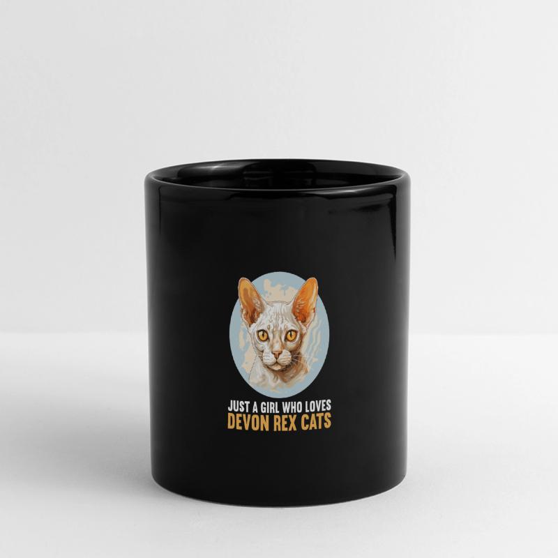 Chaton Devon Rex Chat Devon Rex Mug panoramique uni