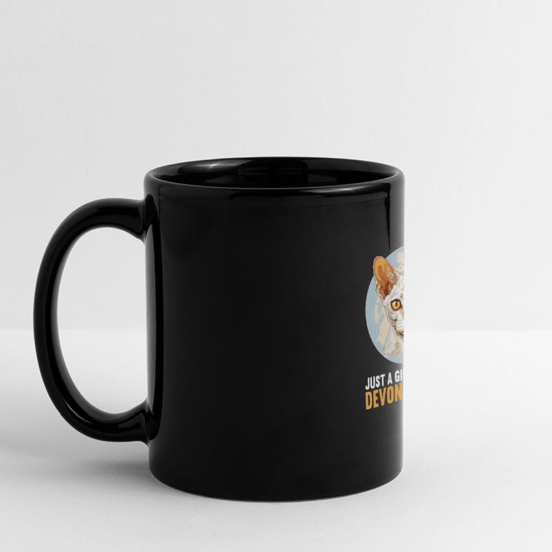 Chaton Devon Rex Chat Devon Rex Mug panoramique uni