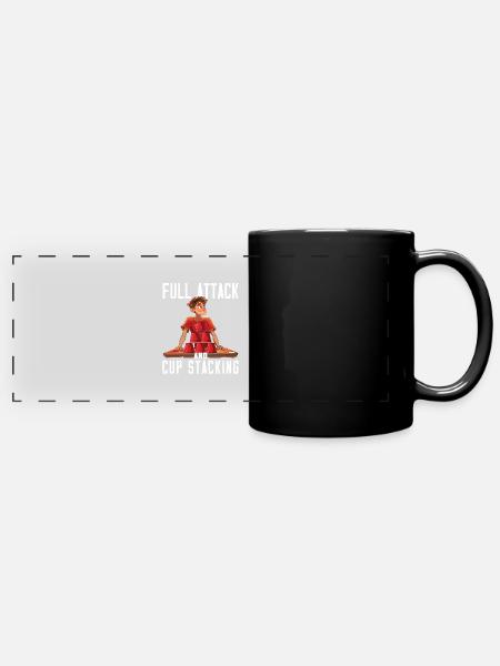 Stapeln Von Bechern Speed Stacker - Panorama-Tasse farbig - Schwarz