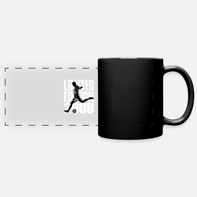 Limited Edition 2008 Limited Edition Football - Full Colour Panoramic Mug - black
