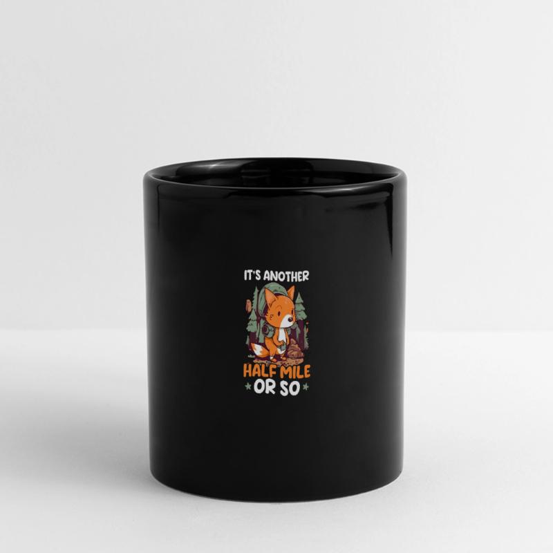 Lustiges Camping Eine weitere halbe Meile oder so Panorama-Tasse farbig
