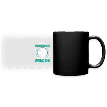 Outil de fabricant de système de réfrigération pour les techniciens en réfrigération - Mug panoramique uni - noir - Devant