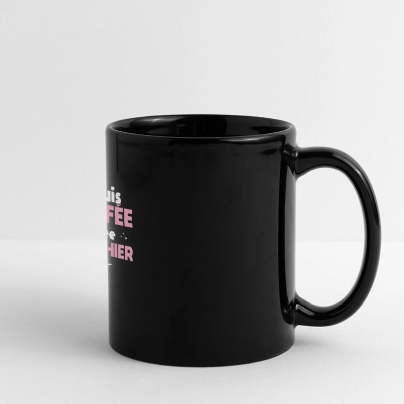 Ich bin eine Fee, die Fee, nicht Scheiße Panorama-Tasse farbig