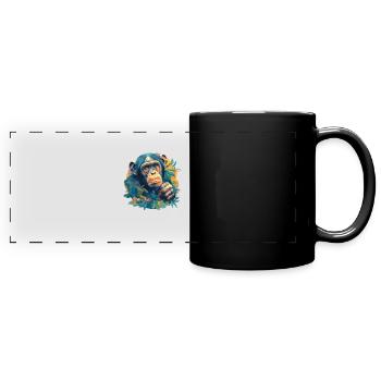 Bonobos Bonobo - Mug panoramique uni - noir - Devant
