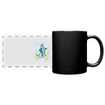 Albacore Lover - Full Colour Panoramic Mug - black - Front