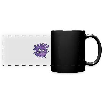 Hand sanitizer Hand washing - Full Colour Panoramic Mug - black - Front