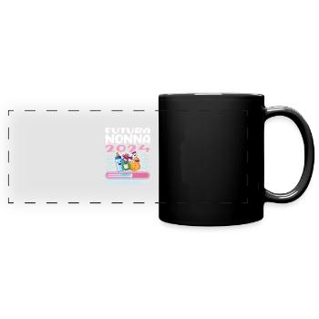 Nonna 2024 Loading Oma 2024 - Panorama-Tasse farbig - Schwarz - Vorne