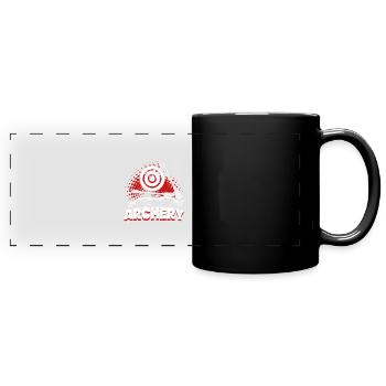 Archery Arrow Funny Archery Gifts - Full Colour Panoramic Mug - black - Front