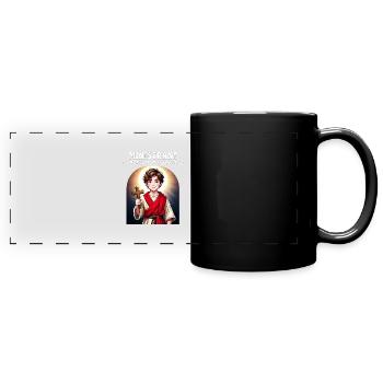 MINISTRANT GOTTESDIEST, ABER CHIC - Panorama-Tasse farbig - Schwarz - Vorne