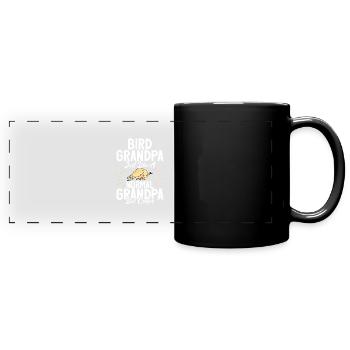 Cadeaux de calopsitte - Mug panoramique uni - noir - Devant