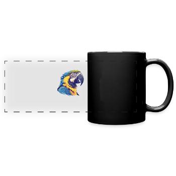 L’ère de l’ara - Mug panoramique uni - noir - Devant