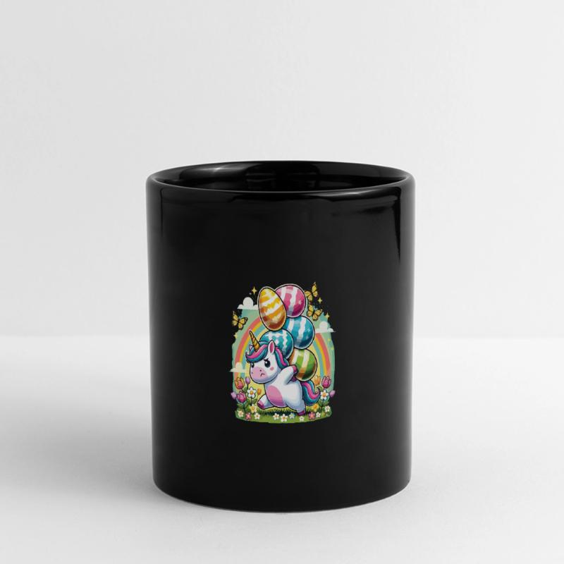 Easter Happy Easter Easter Bunny Easter Egg Spring Full Colour Panoramic Mug