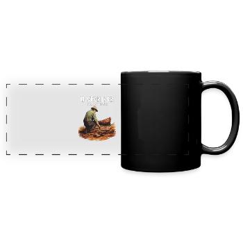 HISTORIKER GRABEN TIEFER - Panorama-Tasse farbig - Schwarz - Vorne